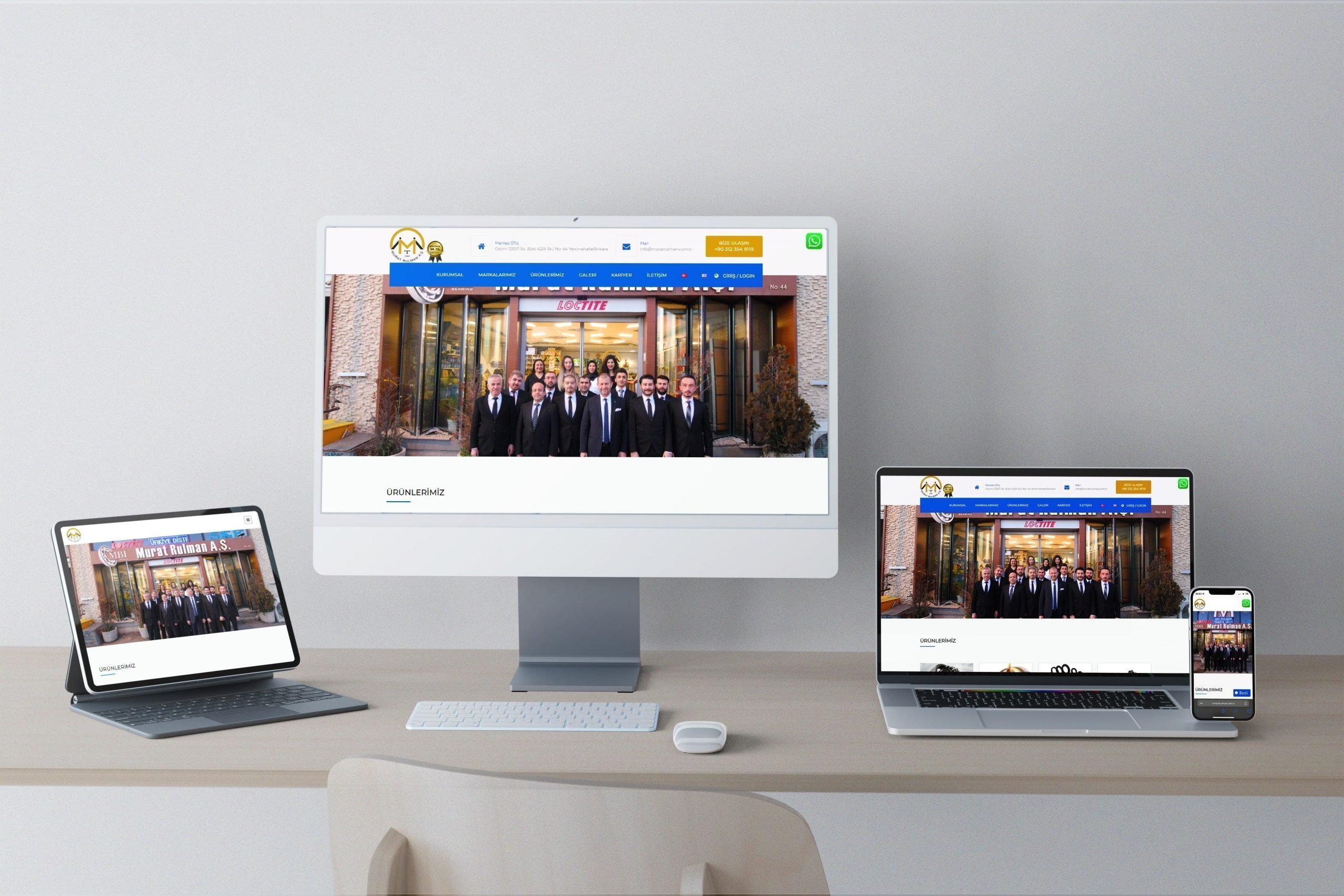 Murat Rulman A.Ş. Web Tasarım