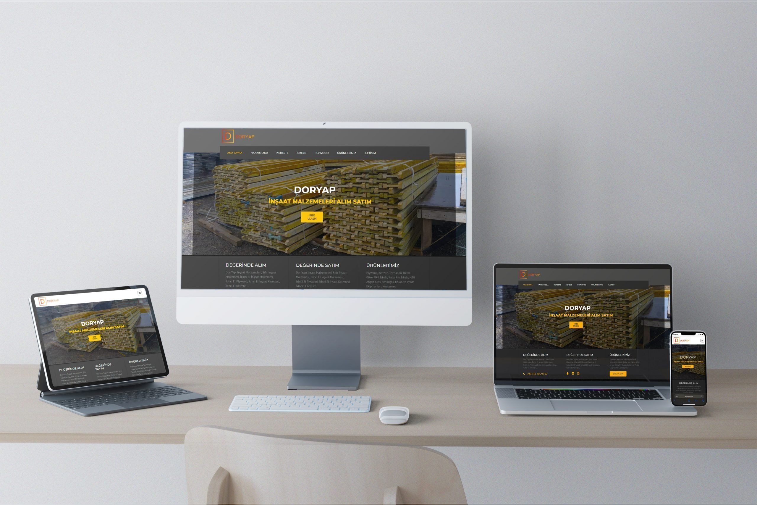 DORYAP İnşaat Web Tasarım