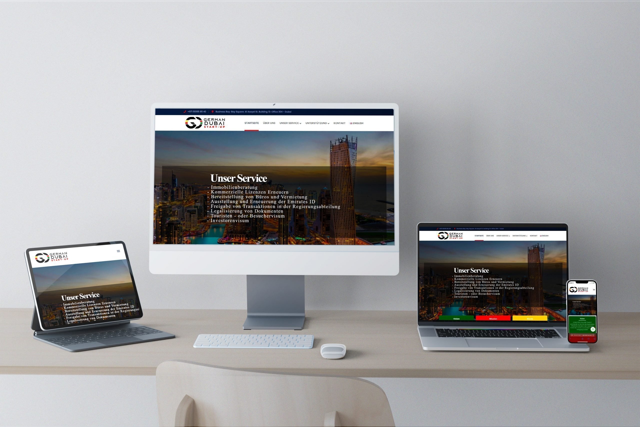 German-Dubai Start Up Web Tasarım