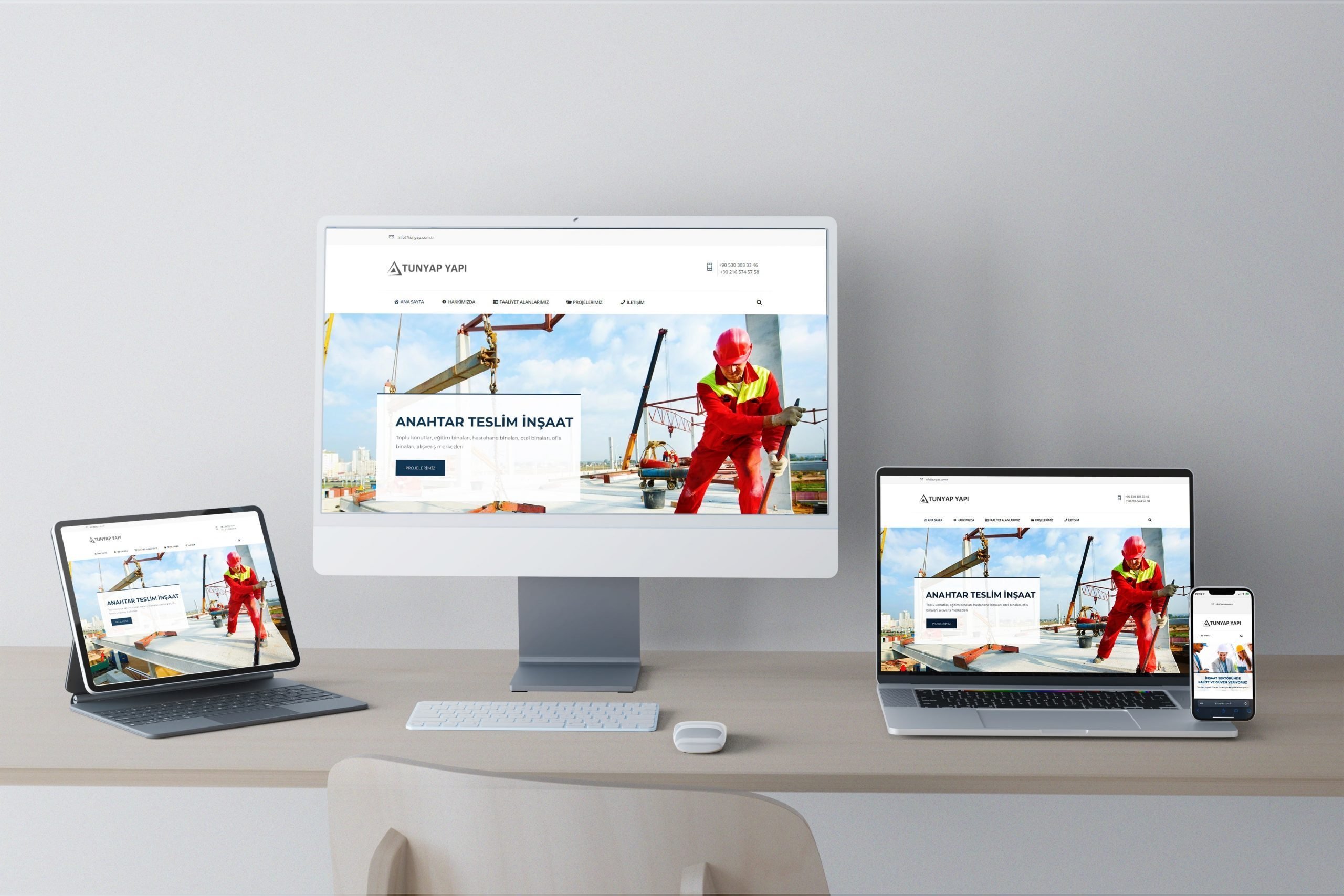 TUNYAP İnşaat Web Tasarım