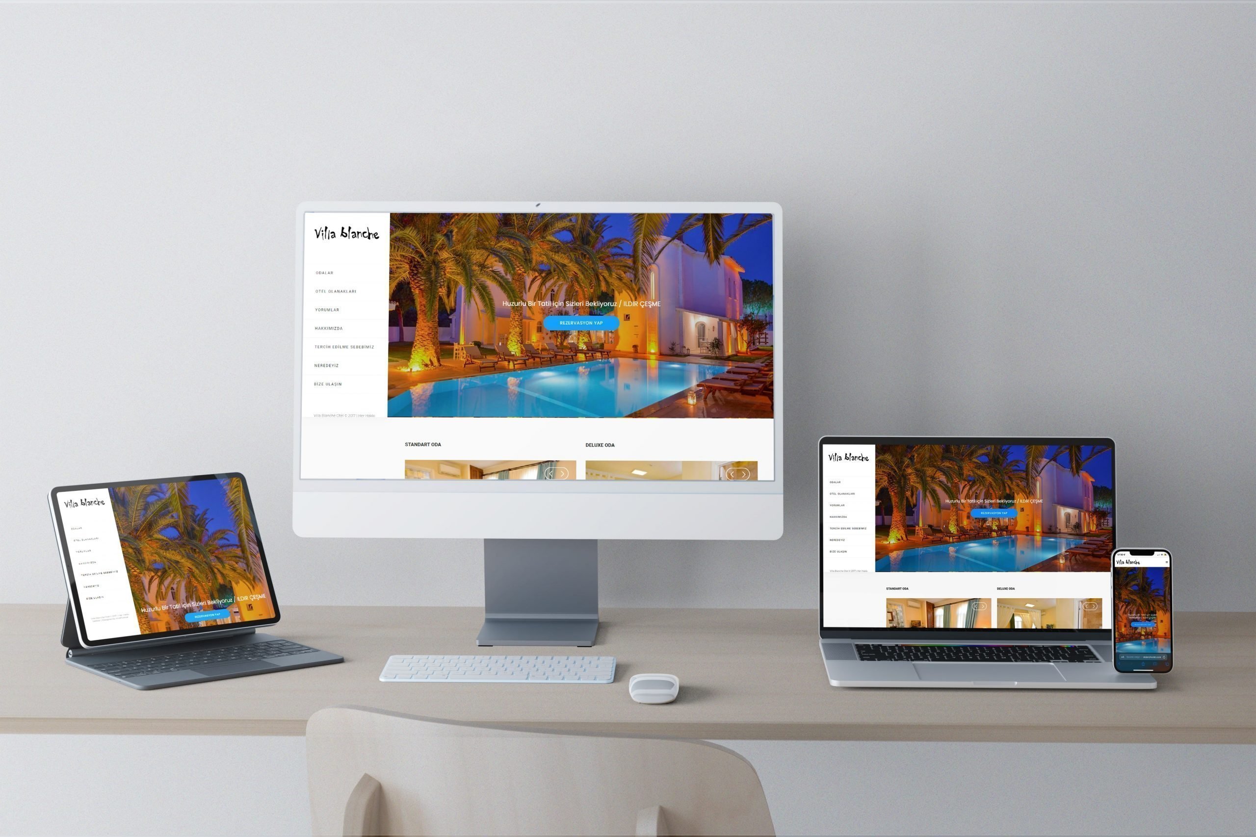 Villa Blanche Otel Web Tasarım