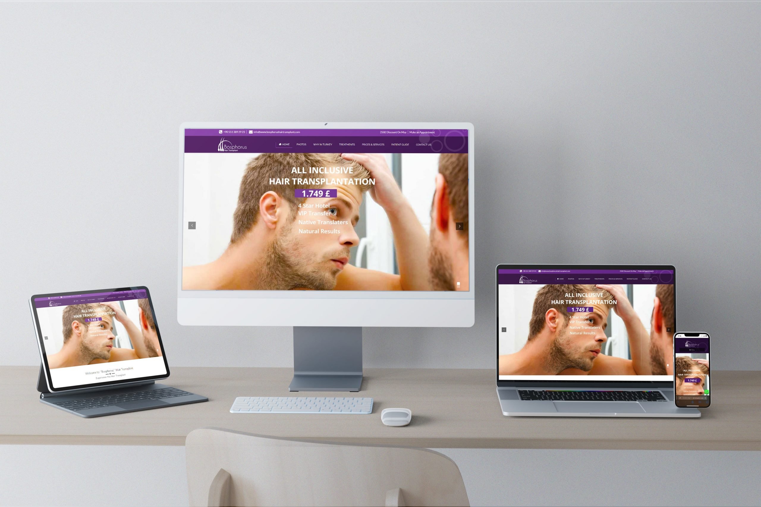 Bosphorus Hair Transplant – Web Tasarım