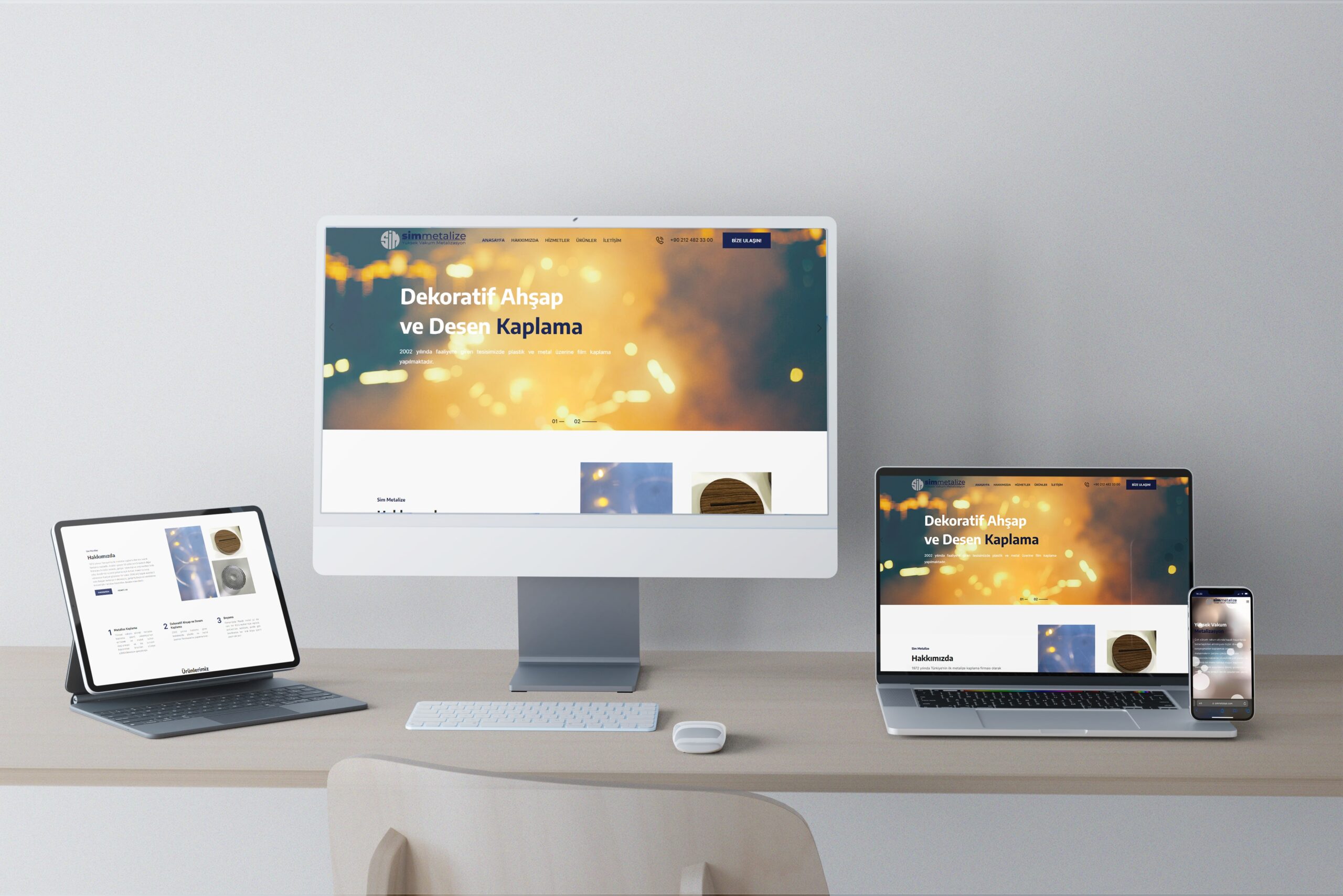 Sim Metalize – Web Tasarım