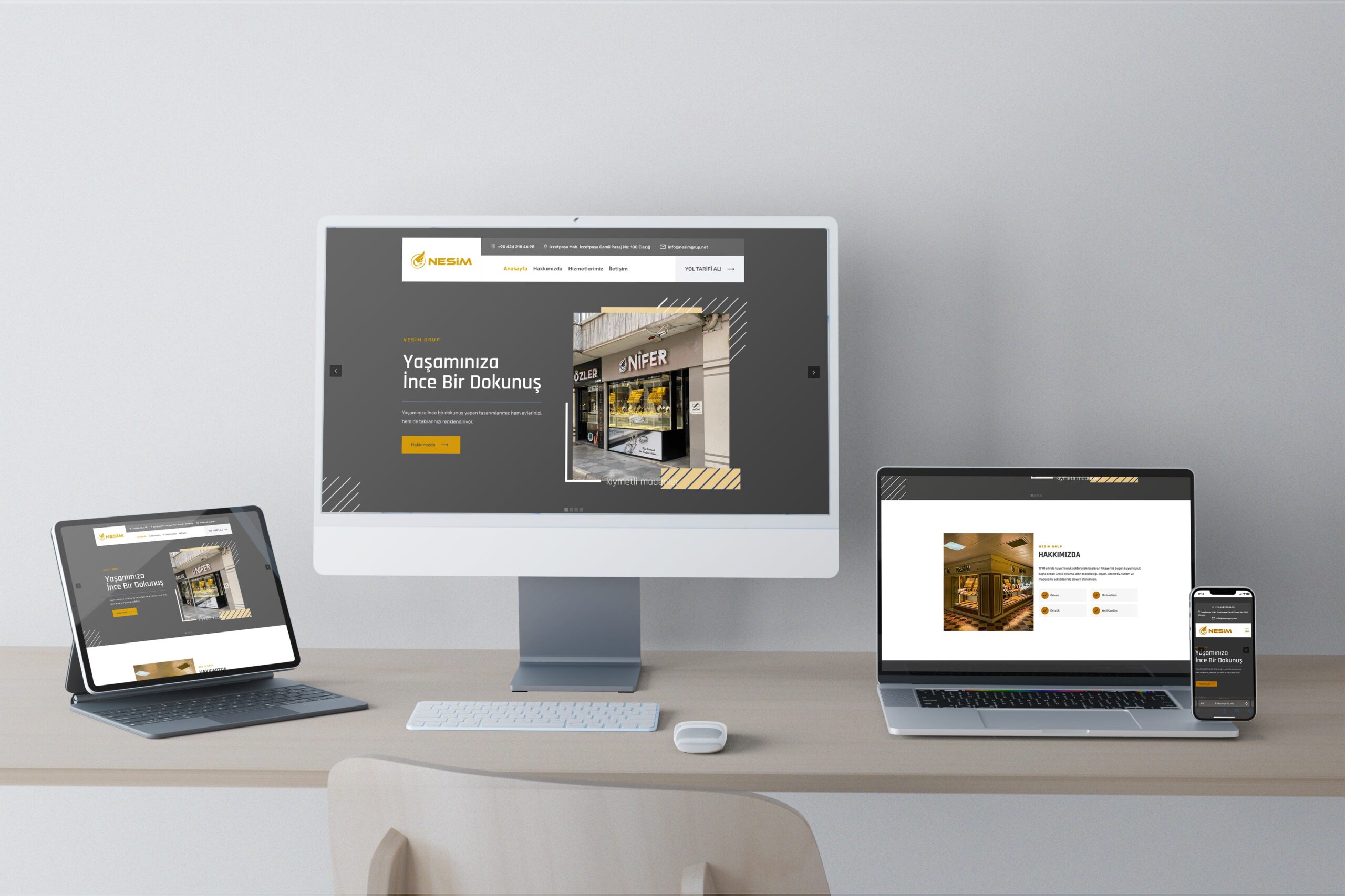 Nesim Grup – Web Tasarım